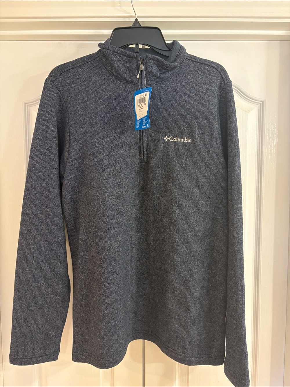 Columbia Men’s Navy Heather Quarter-Zip Pullover